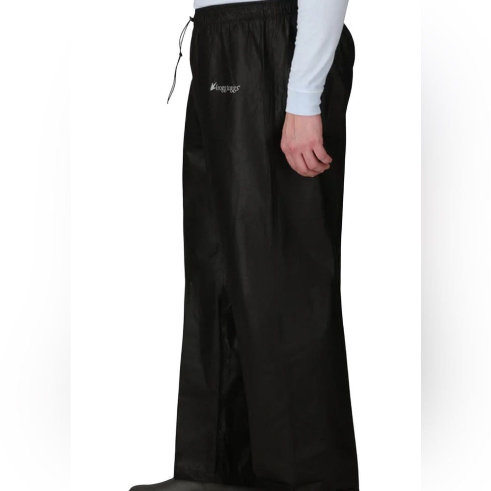Frogg Toggs Pro Action Rain Pants Black Large BNWT Waterproof Outdoor Gear - Picture 4 of 10